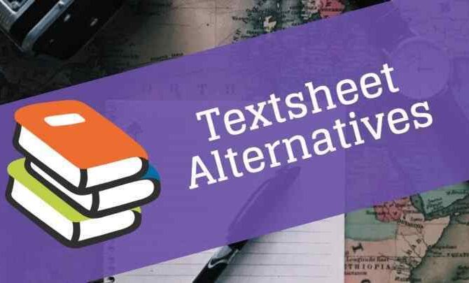 Textsheet Alternatives