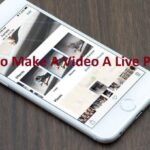 How To Make A Video A Live Photo