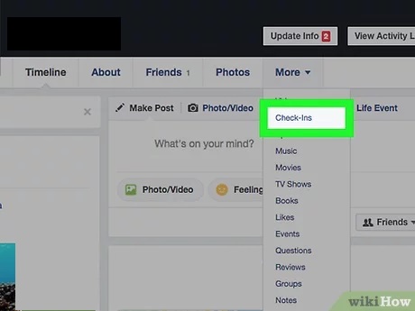 check in facebook